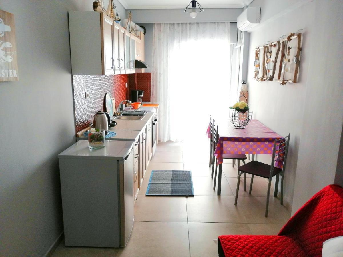 Driftwood Center Apartment Kavala Bagian luar foto